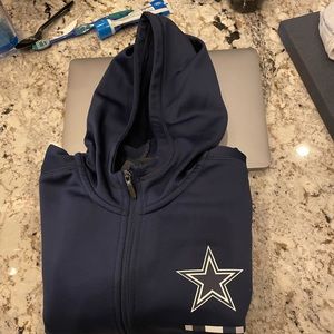 Dallas Cowboys Nike Zip Up Hoodie, Youth XL